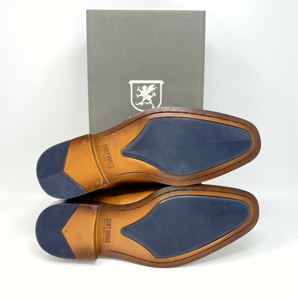 Stacy Adams Barris Cap Toe Oxford Tan Men\'s Size 8 main image 5